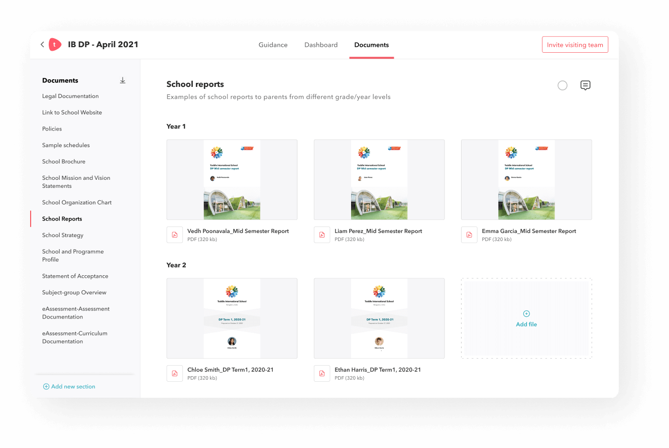 Simplify evidencing and documenting process required for Accreditation with Toddle streamlined process to capture and map them to the IB practices on the go