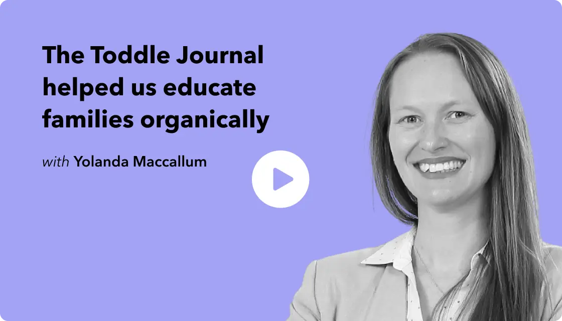 Yolanda Maccallum testimonial on Toddle