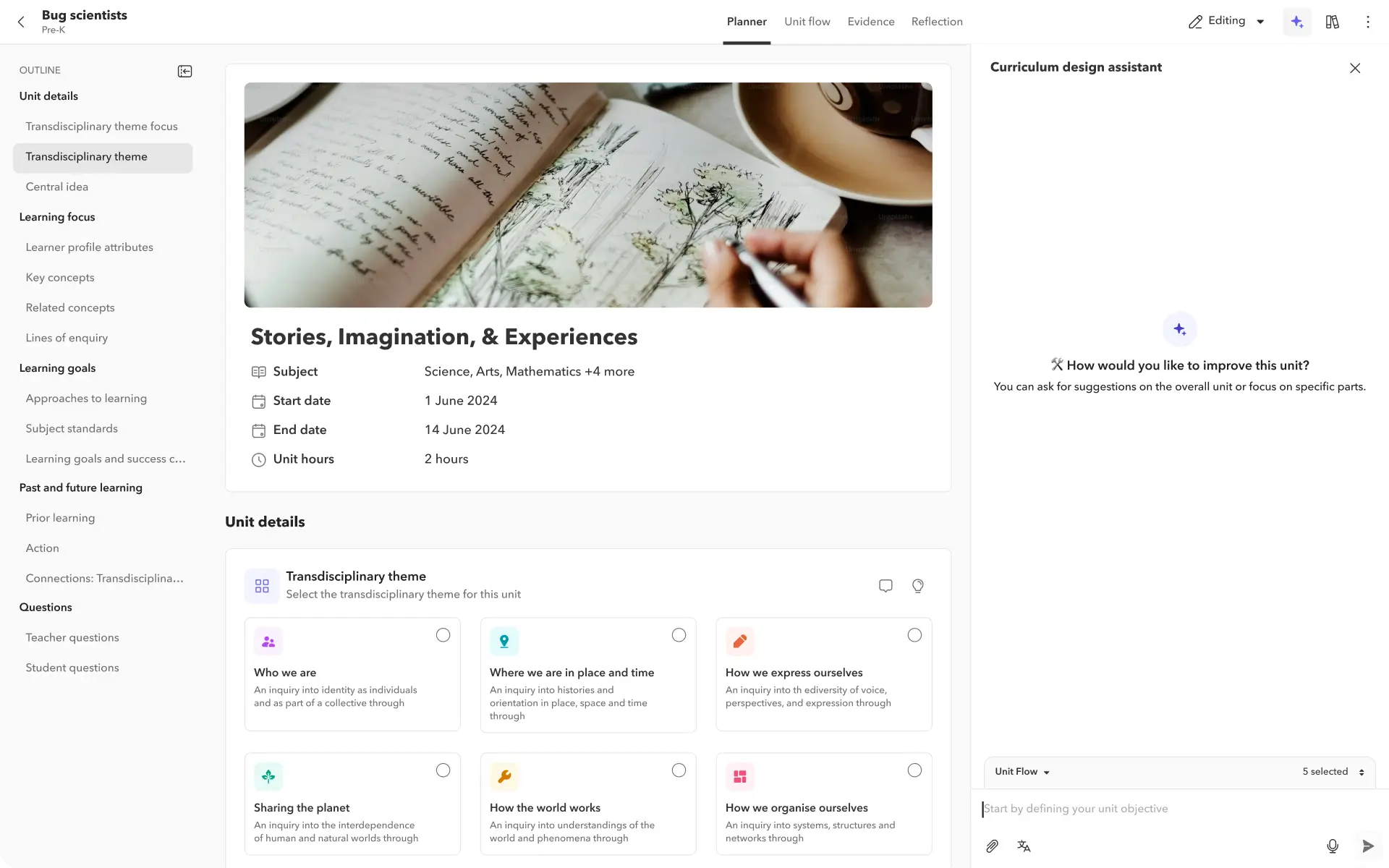 Curriculum Planning