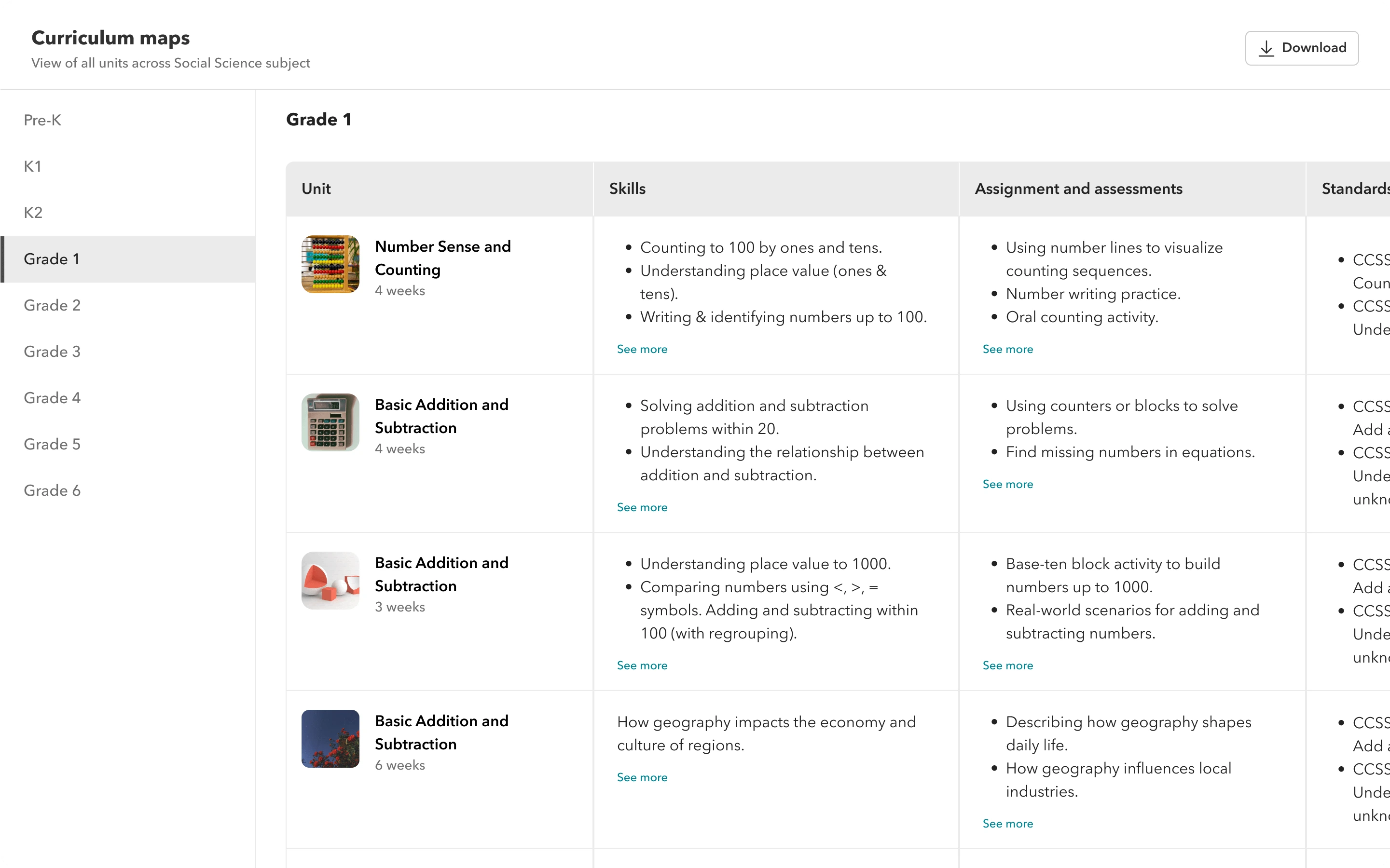 Curriculum maps image